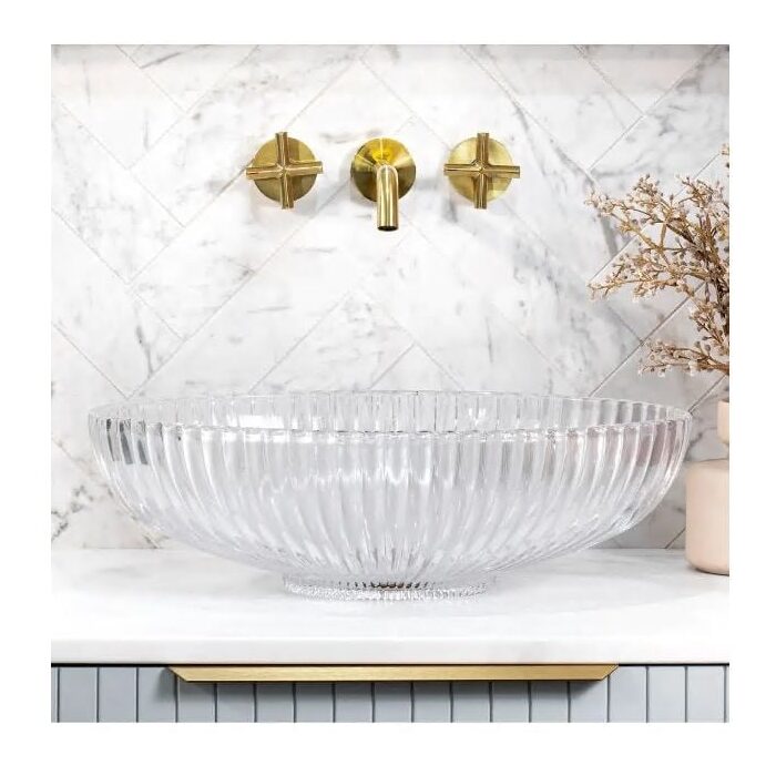 умивальник Rea Nicole 51x34,5x15 накладний, transparent (REA-U4701)