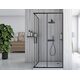 душова кабіна Rea City 80x100 black, скло прозоре (REA-K6449)
