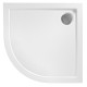 піддон Rea Look 80x100 напівкруглий, білий, праворуч (REA-K7909)