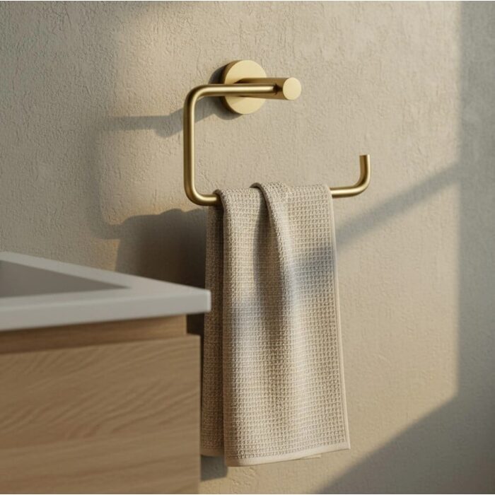 тримач для рушників Rea Leo brush gold (REA-88087)