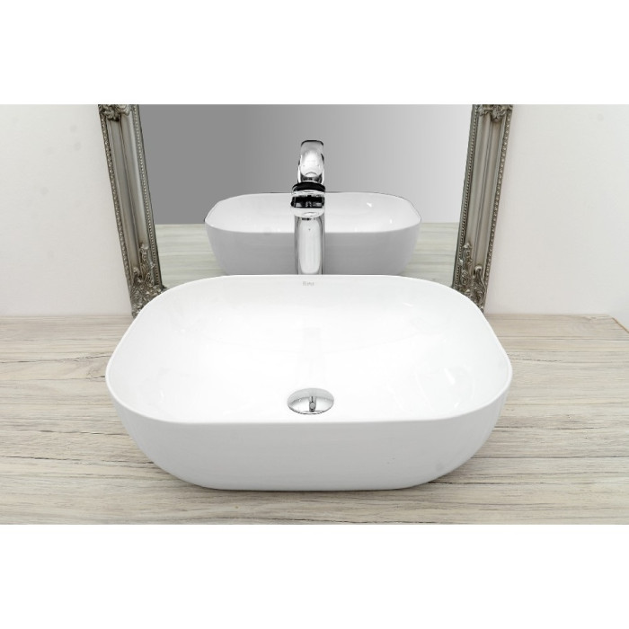умивальник Rea Mona Slim 40,2x50,7 білий (REA-U6300)