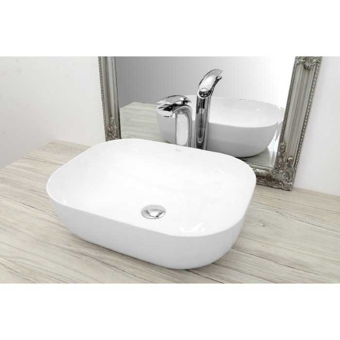 умивальник Rea Mona Slim 40,2x50,7 білий (REA-U6300)