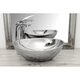 умивальник Rea Sofia 34,5x40,9 silver n (REA-U0852)