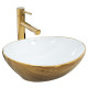 умивальник Rea Sofia 34,5x40,9 gold/white (REA-U0456)