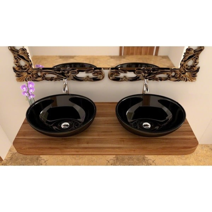 умивальник Rea Sofia 34,5x41 black (REA-U0154)