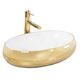 умивальник Rea Melania 40,5x60 gold/white (REA-U1050)