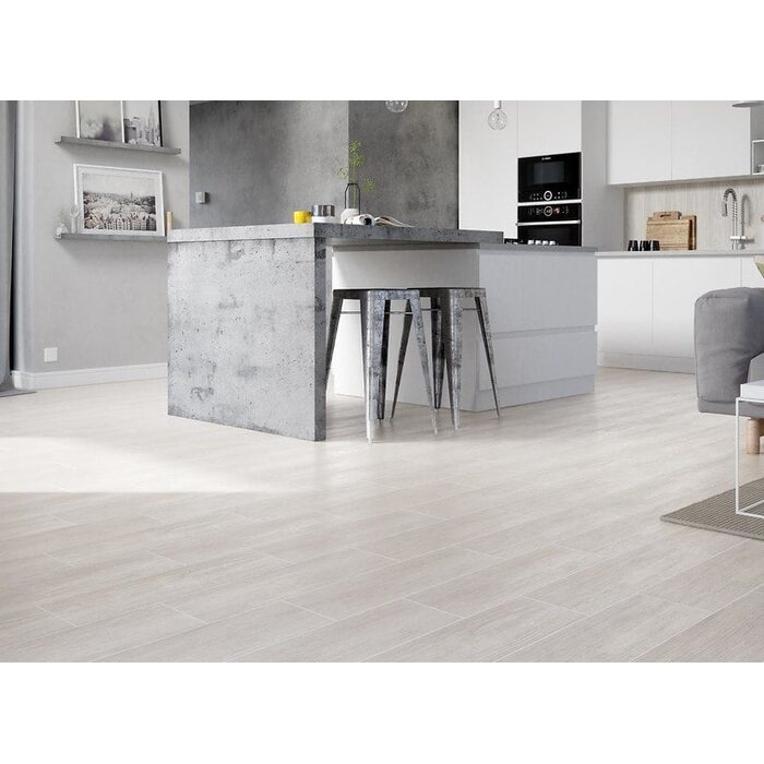 Плитка керамогранітна Finwood White 185x598x7 Cersanit