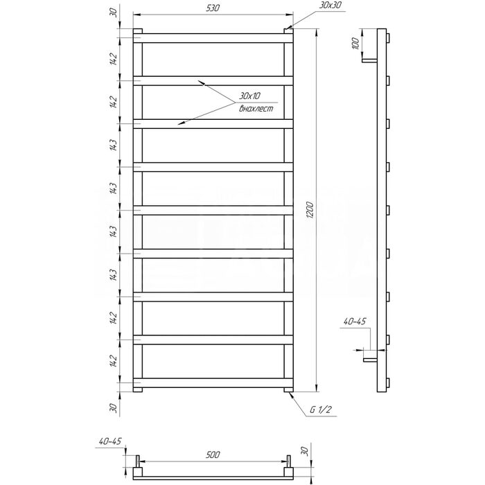 Сушка для рушників Basis Light