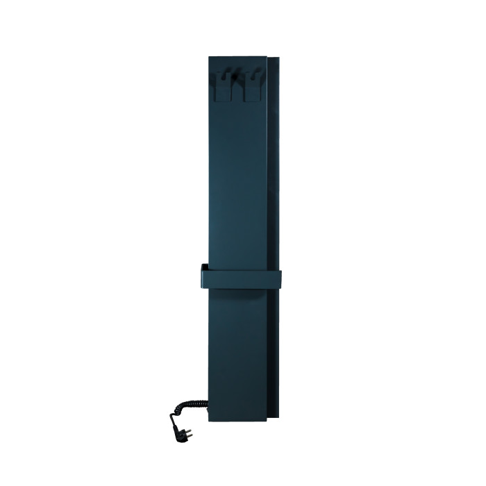 1267 Рушникосушка DEWEIT-Whole Wall 1250*290 з функцією обігріву, антрацит мат (1 сорт)