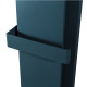 1267 Рушникосушка DEWEIT-Whole Wall 1250*290 з функцією обігріву, антрацит мат (1 сорт)