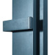 1267 Рушникосушка DEWEIT-Whole Wall 1250*290 з функцією обігріву, антрацит мат (1 сорт)