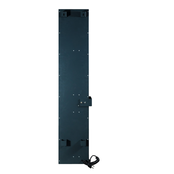 1267 Рушникосушка DEWEIT-Whole Wall 1250*290 з функцією обігріву, антрацит мат (1 сорт)