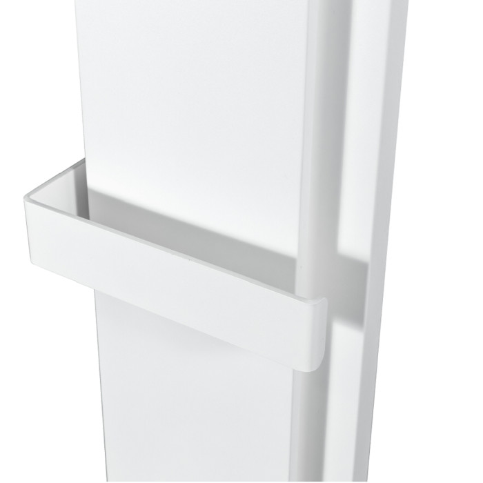 1268 Рушникосушка DEWEIT-Whole Wall 1250*290 з функцією обігріву, білий мат (1 сорт)