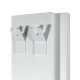 1268 Рушникосушка DEWEIT-Whole Wall 1250*290 з функцією обігріву, білий мат (1 сорт)