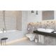Плитка стінова Snowdrops Light Grey 20x60 код 8986 Церсаніт