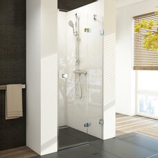 Душові двері двоелементні BRILLIANT BSD2-100 A-R Transparent, RAVAK