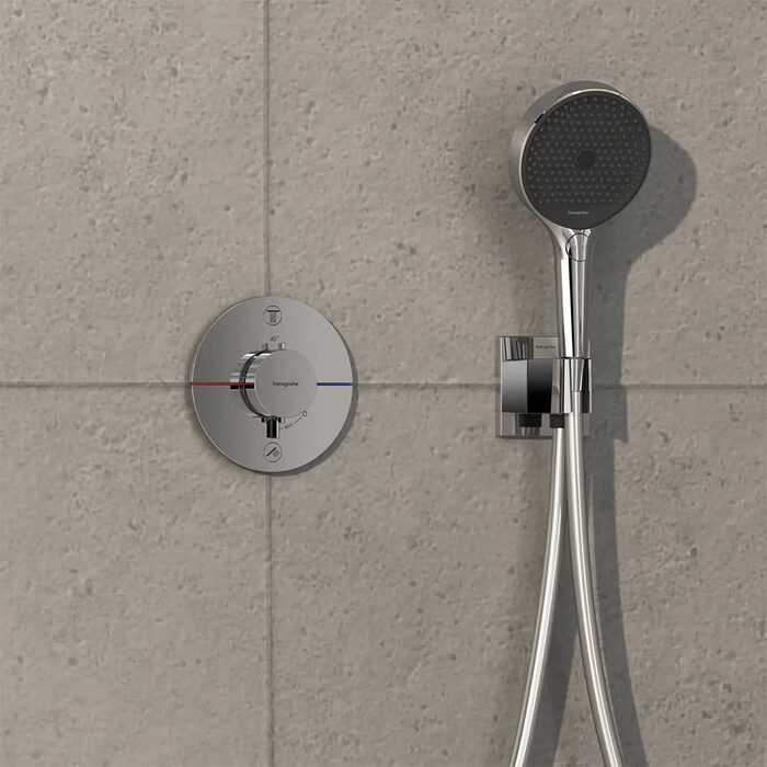 15554000 HG ShowerSelect Comfort S Зовнішня частина термостата на 2 споживачі, хром (1 сорт)