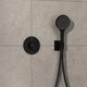15554670 HG ShowerSelect Comfort S Зовнішня частина термостата на 2 споживачі, чорний матовий (1 сорт)