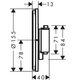 15554670 HG ShowerSelect Comfort S Зовнішня частина термостата на 2 споживачі, чорний матовий (1 сорт)