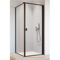 Душові двері NES Black KDJ I 90 Frame праві RADAWAY