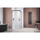 Душова кабіна (половина) Idea Black KDD 120 права, RADAWAY