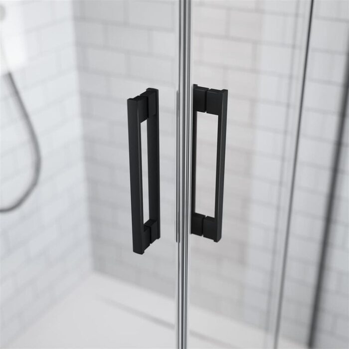 Душова кабіна (половина) Idea Black KDD 110 права, RADAWAY