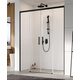 Душові двері Idea Black DWD 140, RADAWAY