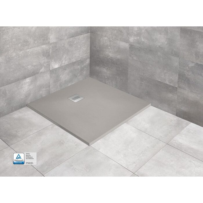 Душовий піддон Kyntos C 100x100 см Cemento, RADAWAY