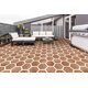 Плитка керамогранітна Sacramento Marron Pino 220x250 Monopole