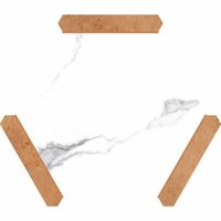 Плитка керамогранітна Menorca Calacatta 220x250 Monopole