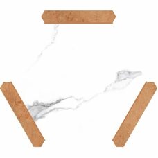 Плитка керамогранітна Menorca Calacatta 220x250 Monopole