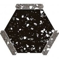 Плитка керамогранітна Maggiore Nero 220x250 Monopole