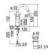 Змішувач для біде NOBILI LIRA LR116219/2CR  Nobili