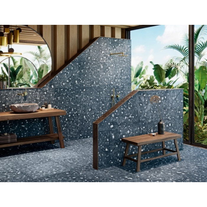 Плитка керамогранітна Petri Blue NAT 995,5x995,5 Land Porcelanico