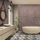 Плитка керамогранітна Petri Burgundy NAT 995,5x995,5 Land Porcelanico
