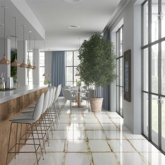 Плитка керамогранітна Lookback White LAP 446,3x894,6 Land Porcelanico