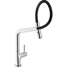 MP119400CR Змішувач кухонний Lamp, лійка з ручним душем на магніті, хром Nobili ІТАЛІЯ