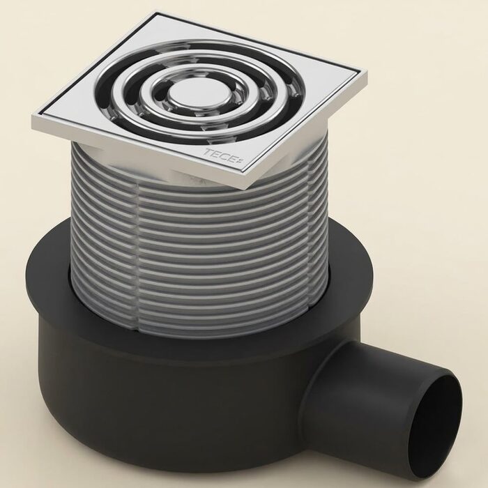 3601050  Зливний трап TECEdrainpoint S S50, низький (1 сорт)
