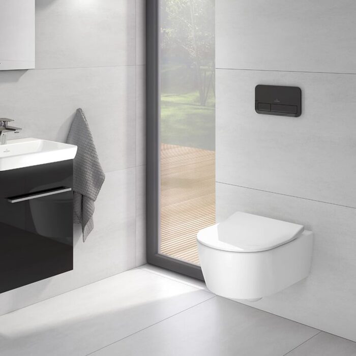 5656RS01 AVENTO Унітаз підвісний DirectFlush з кришкою QuickRelease/SoftClosing, White Alpin (1 сорт)
