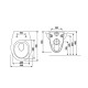 M1310002U IDOL підвісний унітаз із сидінням Duroplast Soft Close (1 сорт)
