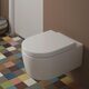 5656HR01 AVENTO Унітаз підвісний DirectFlush з кришкою QuickRelease/SoftClosing, White Alpin (1 сорт)
