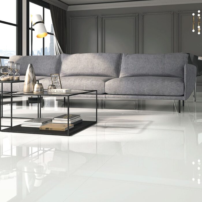 CRYSTAL WHITE POLISHED RECT (1 сорт)