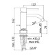 LIG071CR LIGHT змішувач для раковини,chrome (1 сорт)