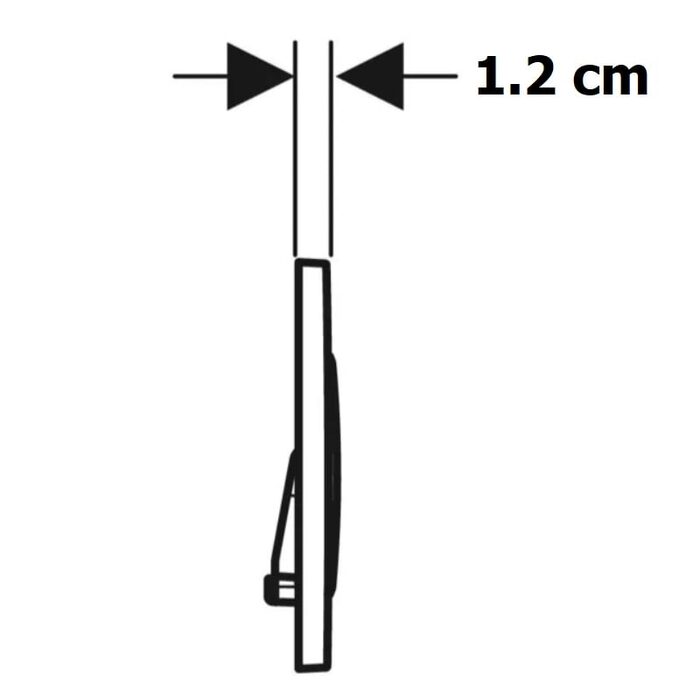 115.882.SN.1  Sigma20 round Клавіша змиву, подвійний змив, нержавіюча сталь матово/полірована/матова (1 сорт)