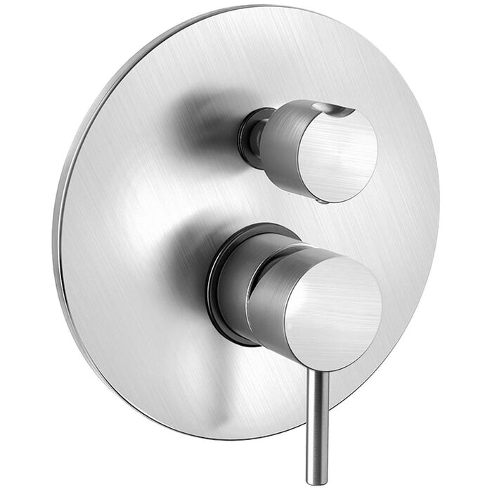 LIG019ST  Light exclusive Змішувач для душу, steel looking (1 сорт)