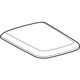 571910000  iCon Square Сидіння з кришкою для унітаза, дюропластове, металеві петлі, із Soft-close, колір білий (1 сорт)