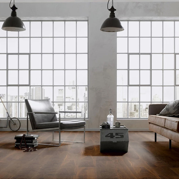 Паркетна дошка R04 Oak dark brown*1279/ 1101010901 (1 сорт)