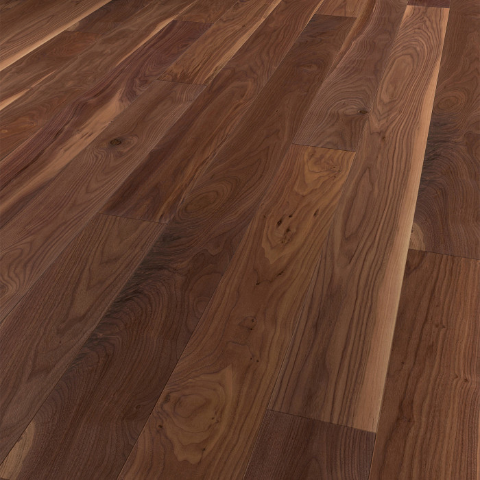 Паркетна дошка S08 Walnut plank 1231N, natural oil-treated (1 сорт)