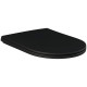 RSTSC3901504 FEELING Кришка д/унітазу Duroplast, SLIM, Soft Close, Quick Release, чорний матовий (1 сорт)