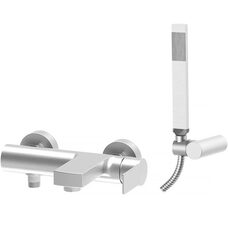 TA 023 ST TANGO  Змішувач для ванни, з ручним душем, steel looking (1 сорт)